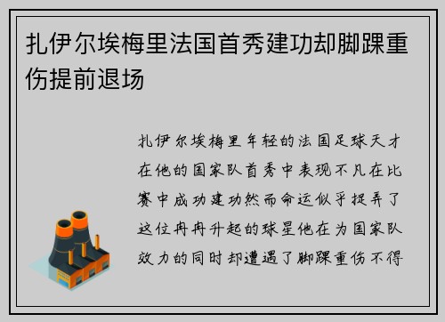 扎伊尔埃梅里法国首秀建功却脚踝重伤提前退场 扎伊尔埃梅里法国首秀建功却脚踝重伤提前退场